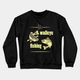 Walleye Fishing TShirt | Pike Perch Gift for Fisherman Crewneck Sweatshirt